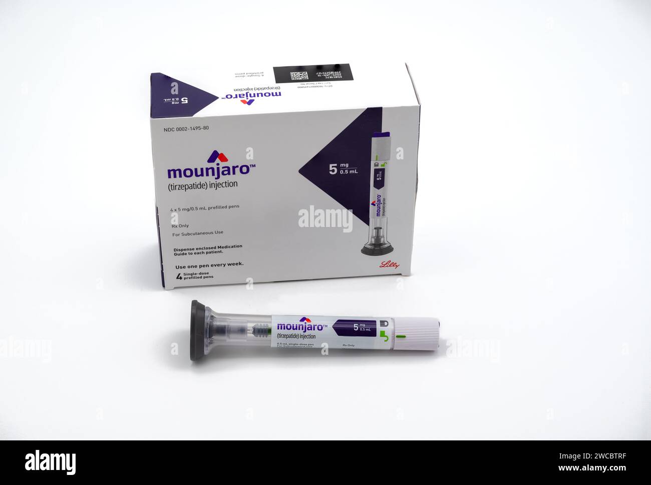 POTTERVILLE, MI JANUARY 14, 2024 Mounjaro tirzepatide prescription