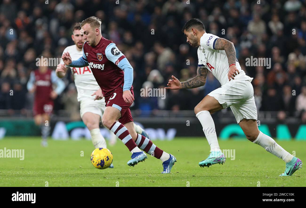 Jarrod Bowen of West Ham United. Tottenham Hotspur v West Ham United