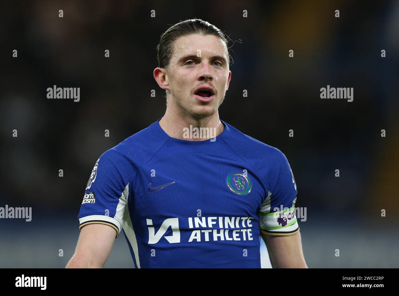 Conor Gallagher of Chelsea. - Chelsea v Crystal Palace, Premier League, Stamford Bridge Stadium, London, UK - 27th December 2023. Editorial Use Only - DataCo restrictions apply. Stock Photo