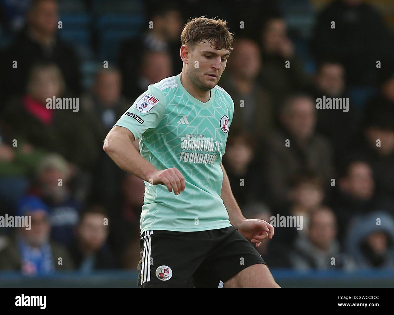 Laurence Maguire of Crawley Town brother of Harry Maguire of Manchester United & England. - Gillingham v Crawley Town, Sky Bet League Two, MEMS Priestfield Stadium, Kent, UK - 26th December 2023. Editorial Use Only - DataCo restrictions apply. Stock Photo