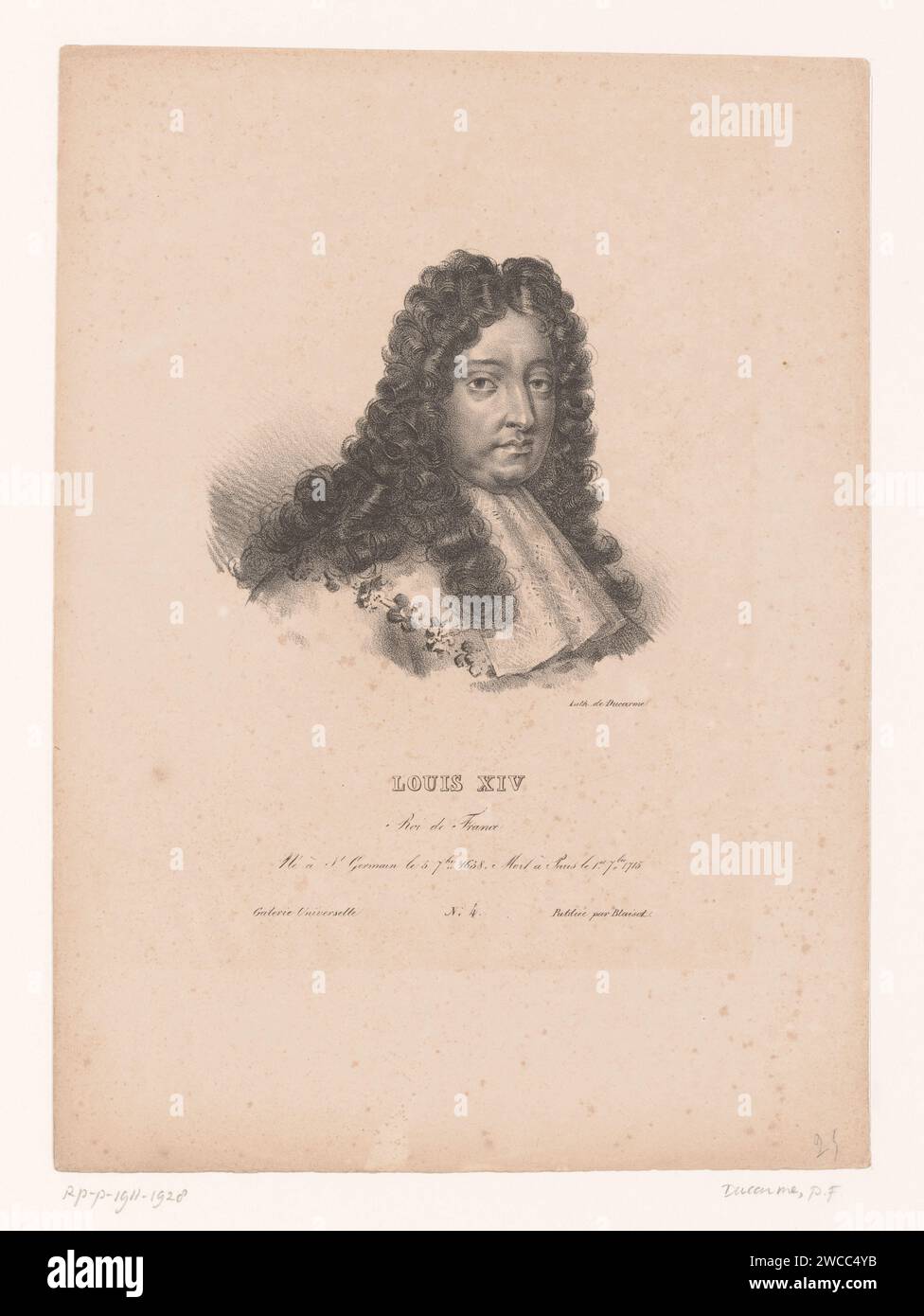 Portrait of louis xiv of france hi-res stock photography and images - Alamy