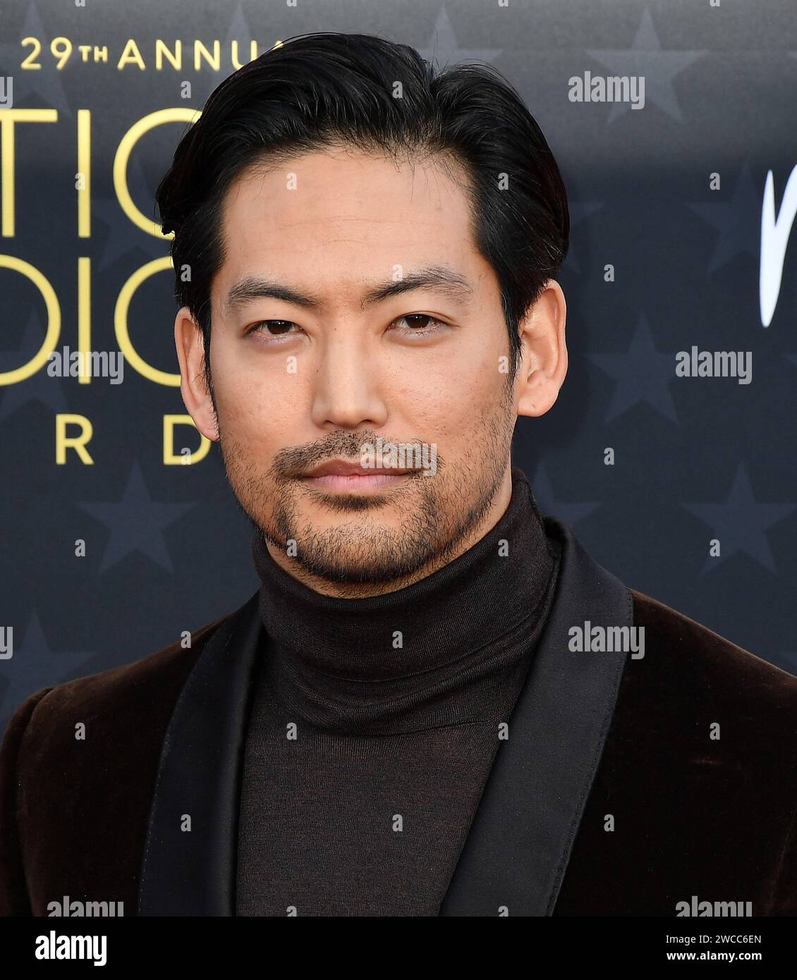 Santa Monica, California. January 14, 2024, Santa Monica, USA. 15th Jan, 2024. Joseph Lee attends the 29th Annual Critics Choice Awards at Barker Hangar on January 14, 2024 in Santa Monica, California. Photo: C Flanigan/imageSPACE Credit: Imagespace/Alamy Live News Stock Photo