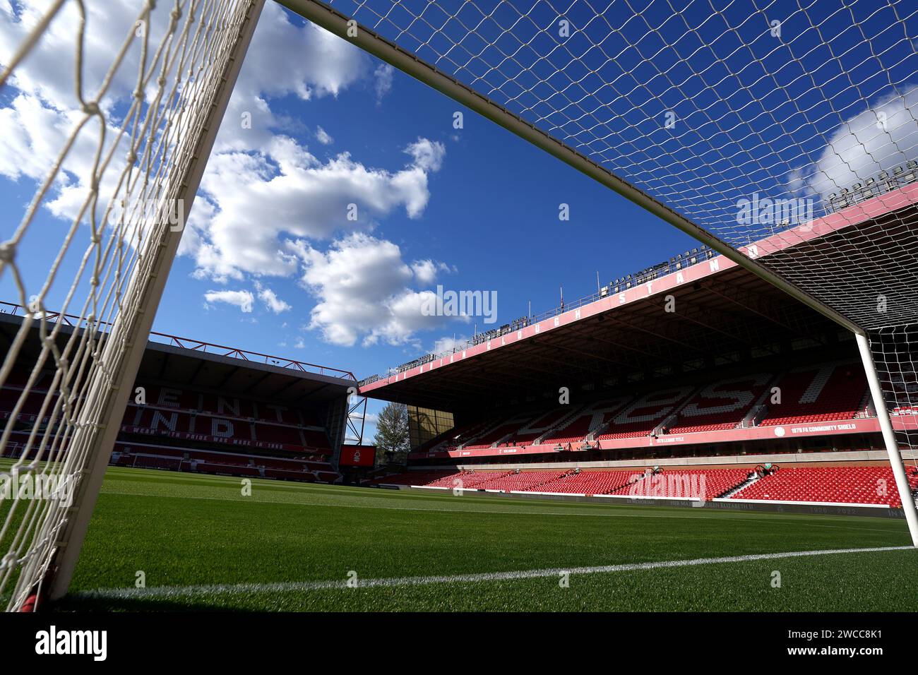 File photo dated 16-09-2022 of General view from inside the stadium. Everton and Nottingham Forest have been referred to an independent commission over alleged breaches of the Premier League???s profitability and sustainability rules, the clubs have confirmed. Issue date: Monday January 15, 2024. Stock Photo