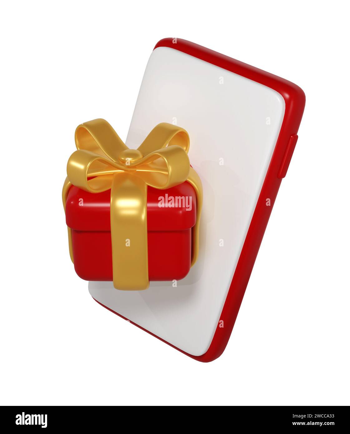 Red christmas gift boxes