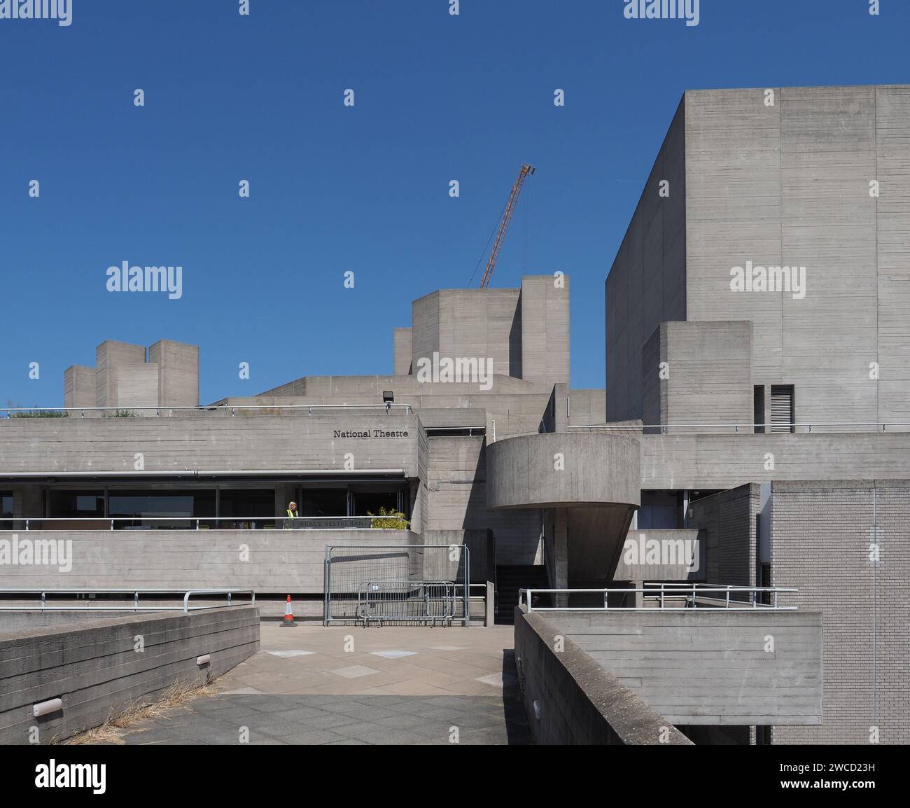 LONDON, UK - JUNE 08, 2023: The Royal National Theatre Designed By Sir Denys Lasdun Circa 1976 Stock Photo