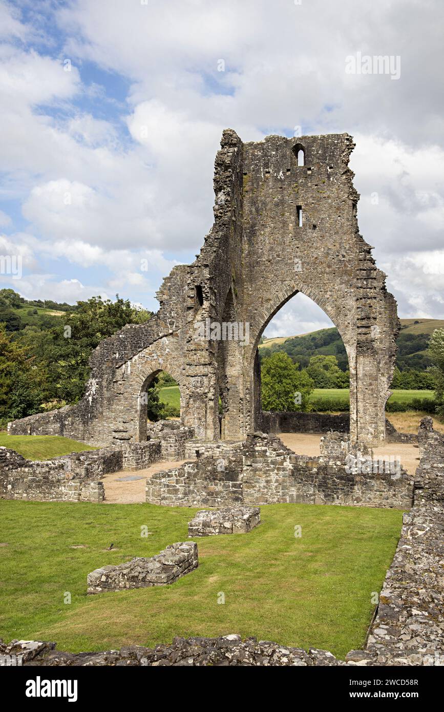 Talley Abbey ruin, Llandovery, Wales, UK Stock Photo