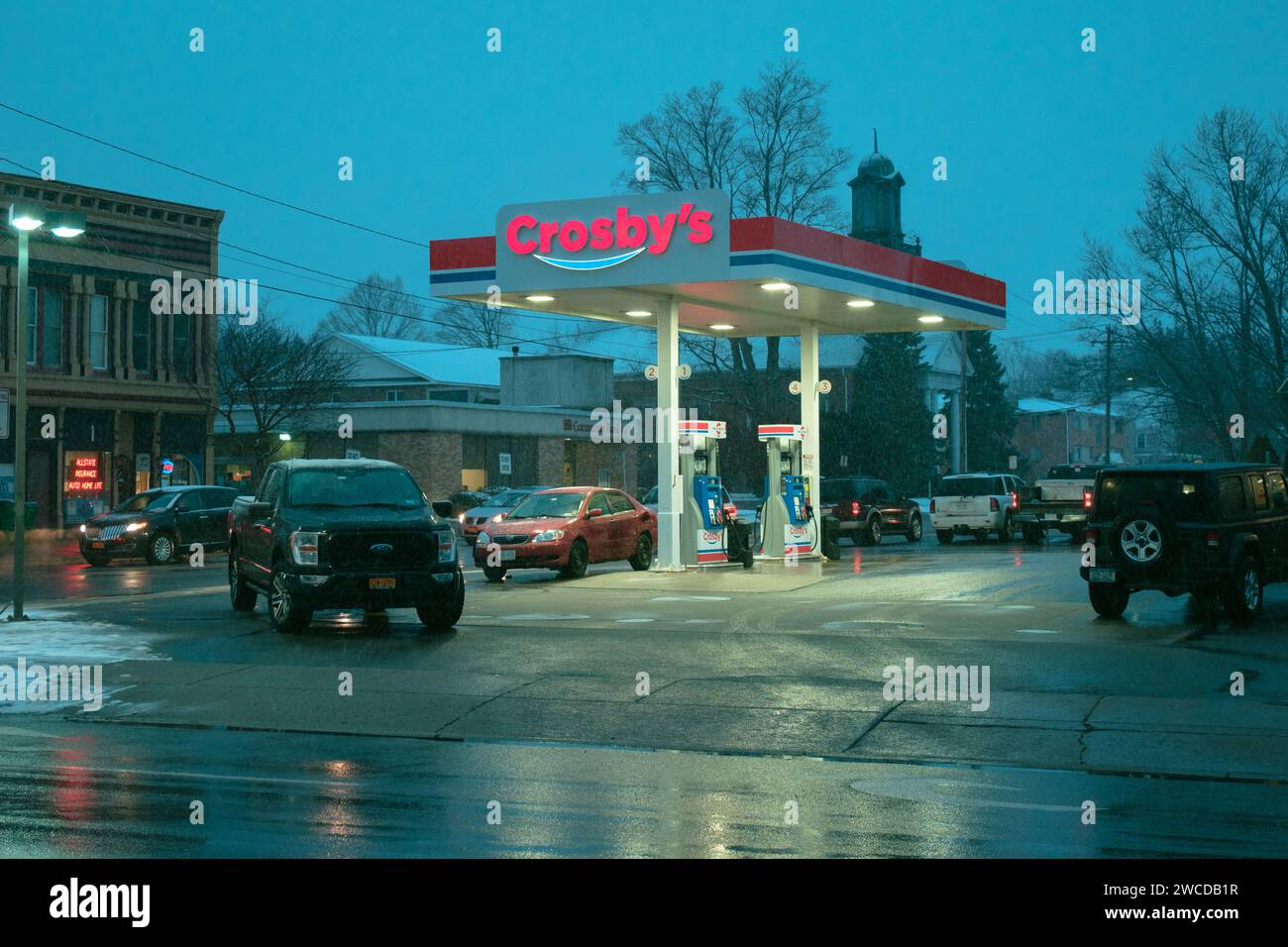 Crosbys gas station hires stock photography and images Alamy