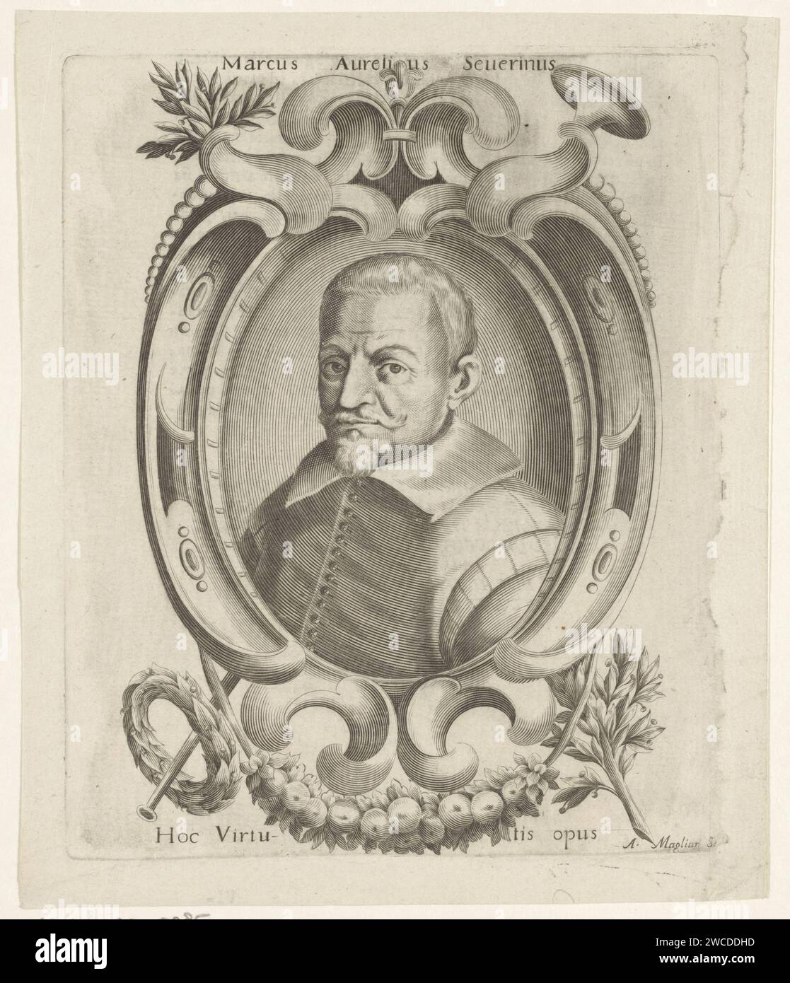 Portret Van Marcus Aurelius Severinus, Andrea Magliar, 1700 - 1799 ...