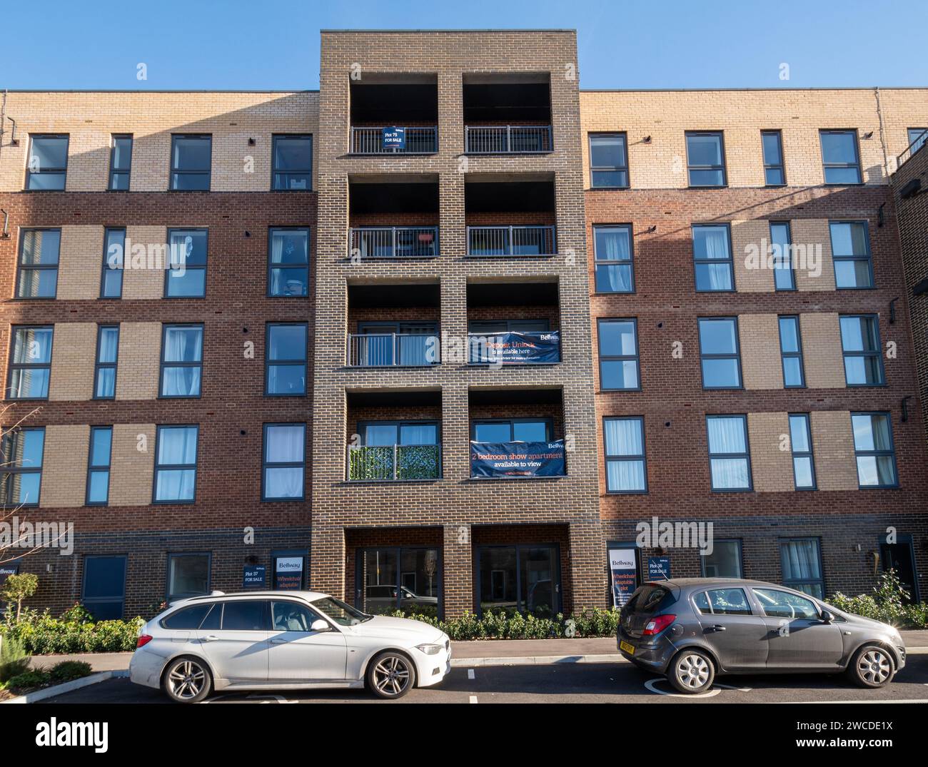 Sky Plaza new block of flats or apartments built by developer Bellway Homes in Farnborough