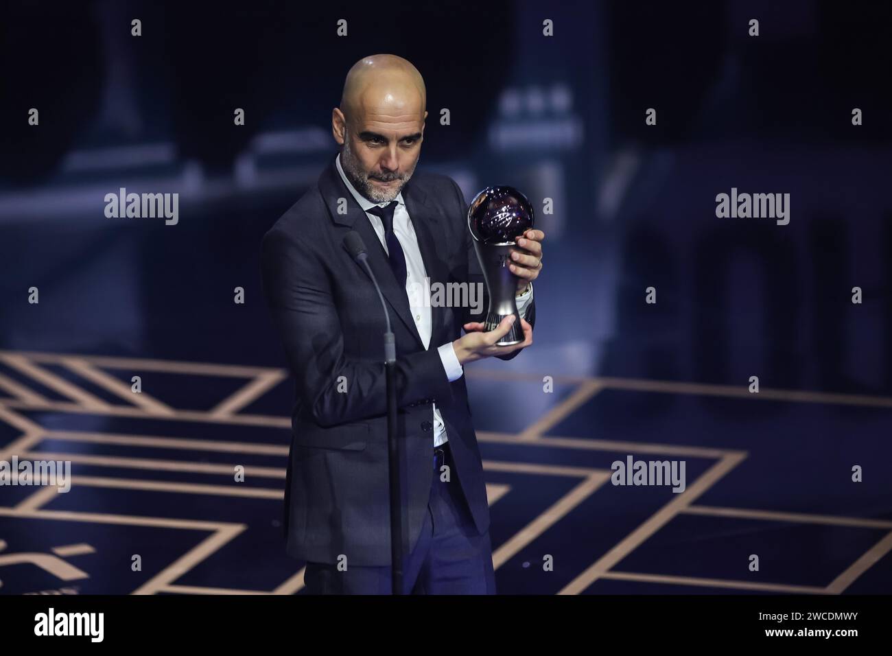 Winner of The Best FIFA Men's Coach 2023 Pep Guardiola during The Best ...