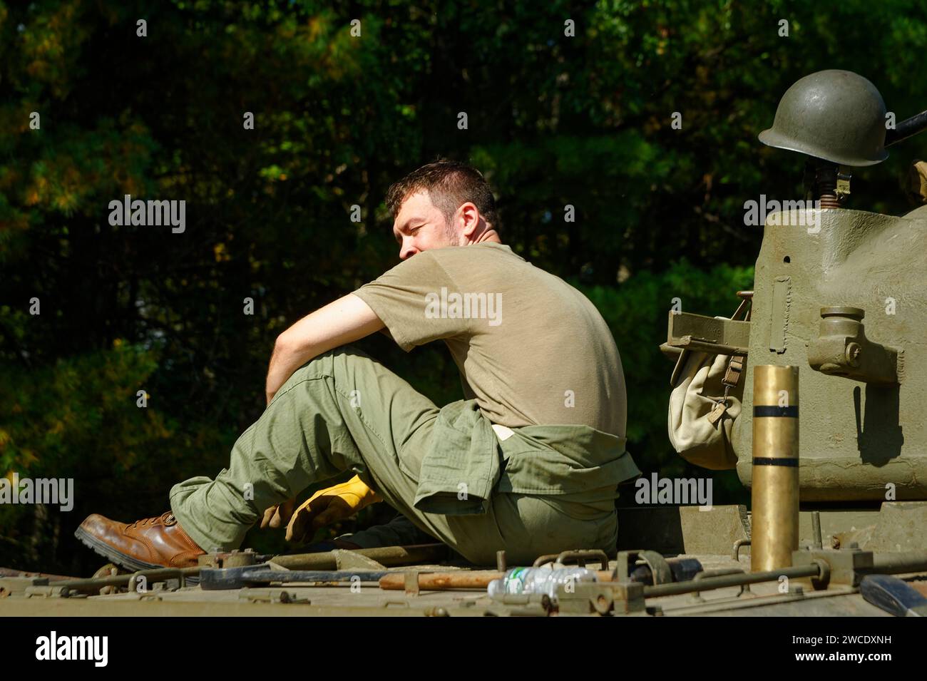 2023 American Heritage Museum Hudson, Massachusetts. An actor