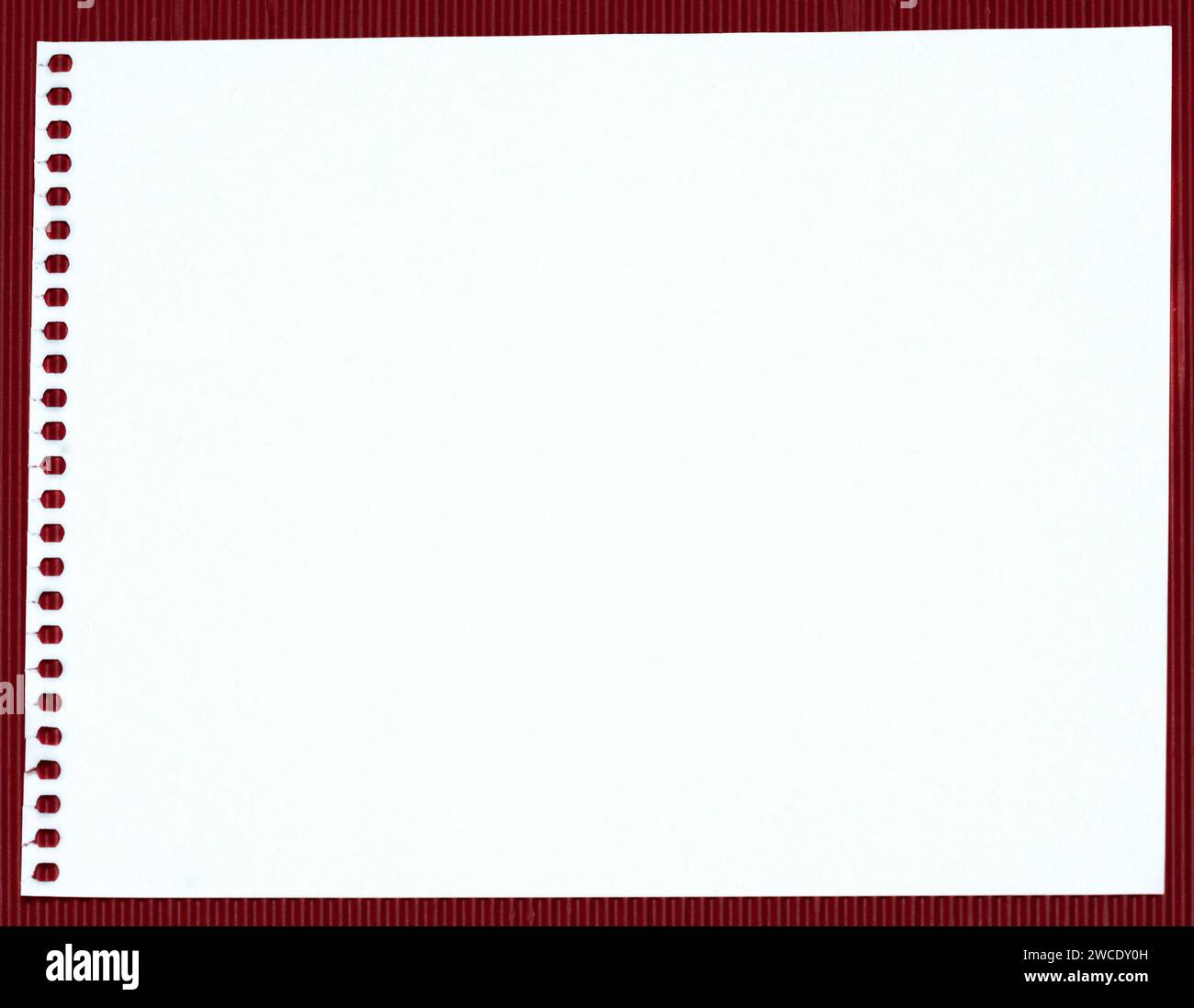 Torn white block sheet background stock photo alamy