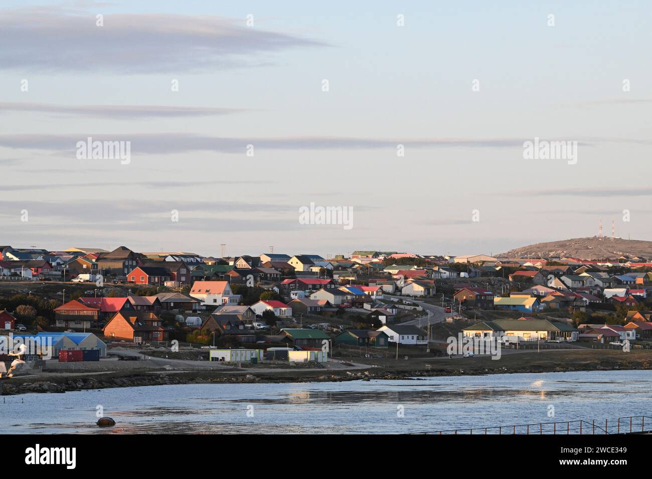 houses, Stanley, Falkland Islands Stock Photo Alamy