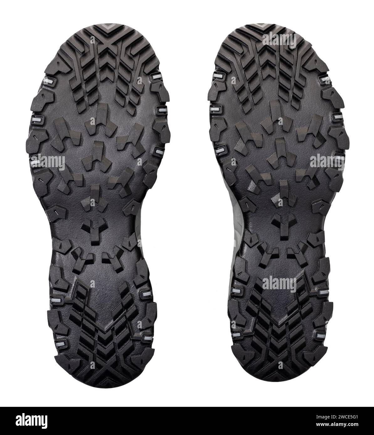 Hiking boots sole isolated on white background Stock Photo Alamy