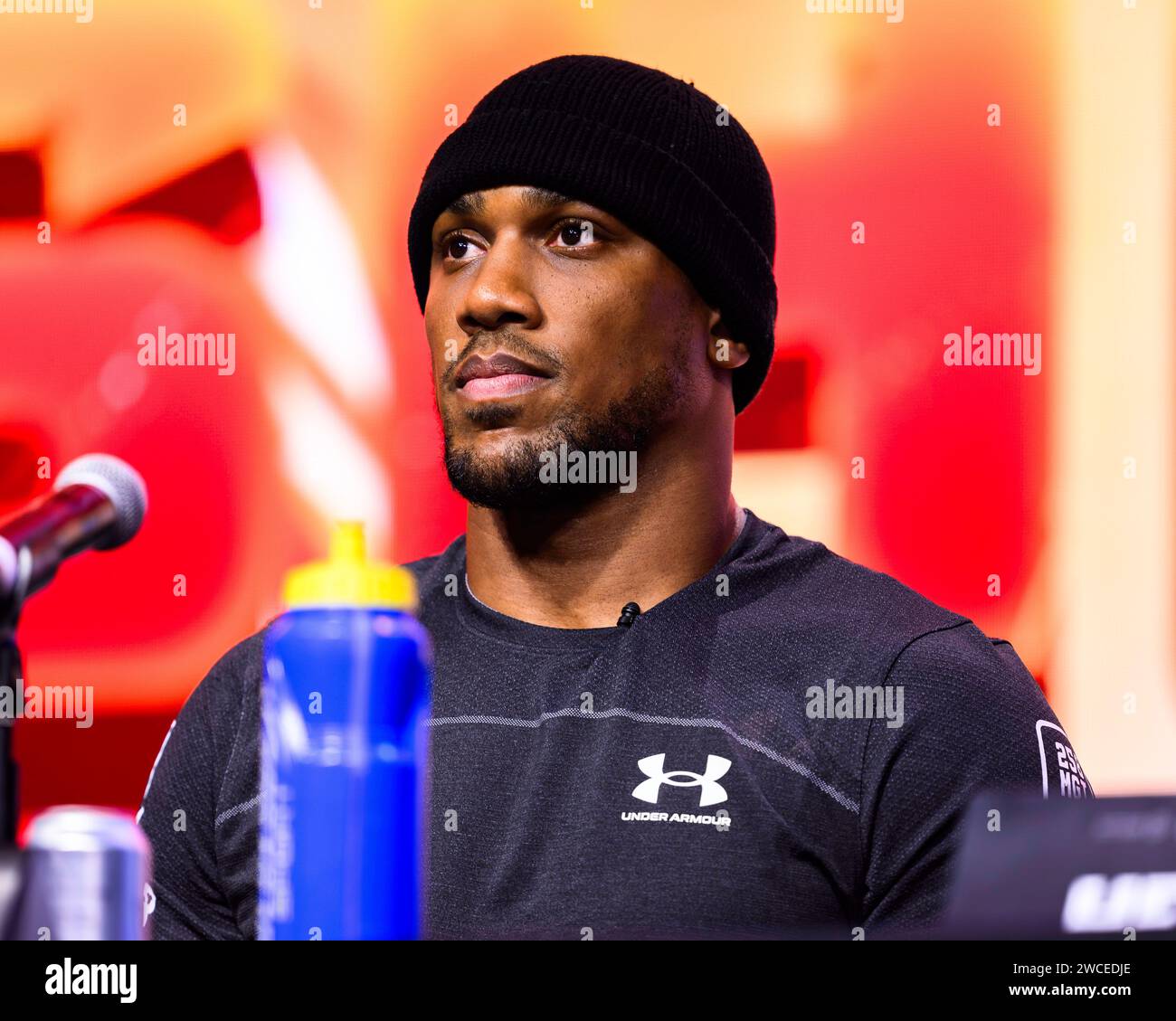 LONDON, UNITED KINGDOM. 15 Jan, 2024. Anthony Joshua during Anthony