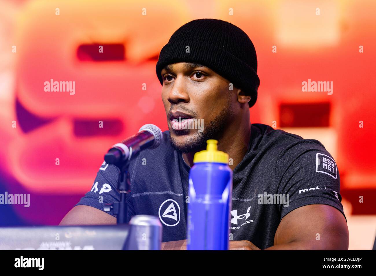 LONDON, UNITED KINGDOM. 15 Jan, 2024. Anthony Joshua during Anthony