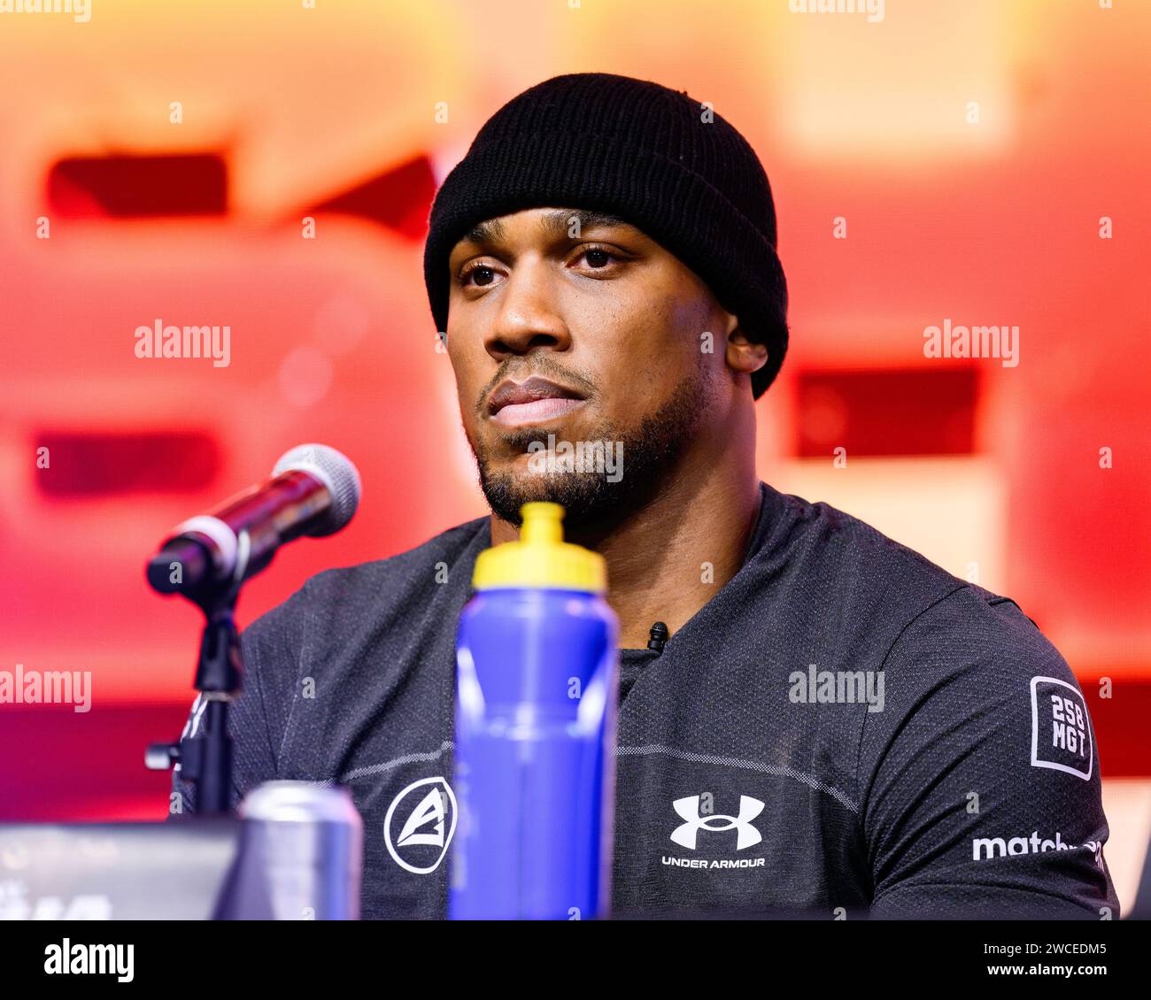 LONDON, UNITED KINGDOM. 15 Jan, 2024. Anthony Joshua during Anthony