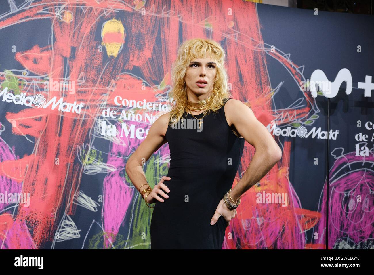 Madrid, Spain. 15th Jan, 2024. Samantha Hudson attends the concert of ...
