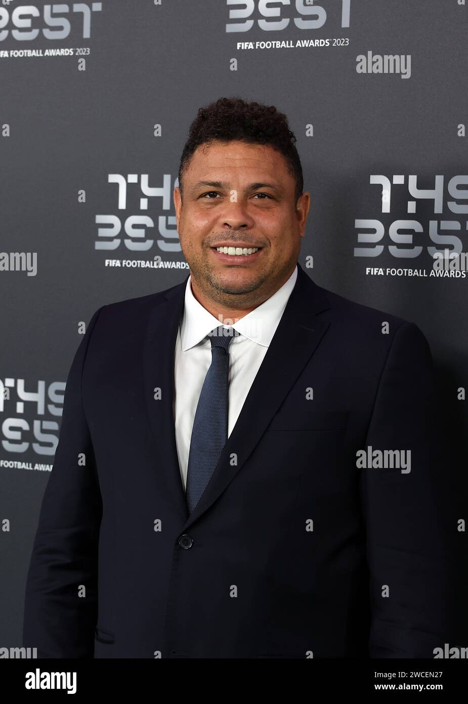 London, UK. 15th Jan, 2025. Former Brazil player Ronaldo arrives during