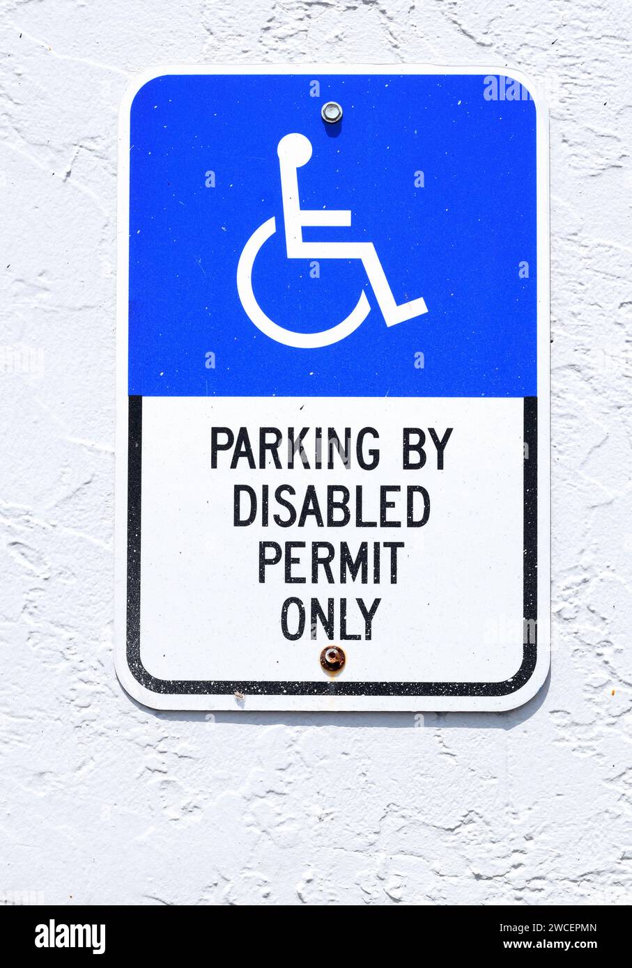 Disabled permit sign hires stock photography and images Alamy