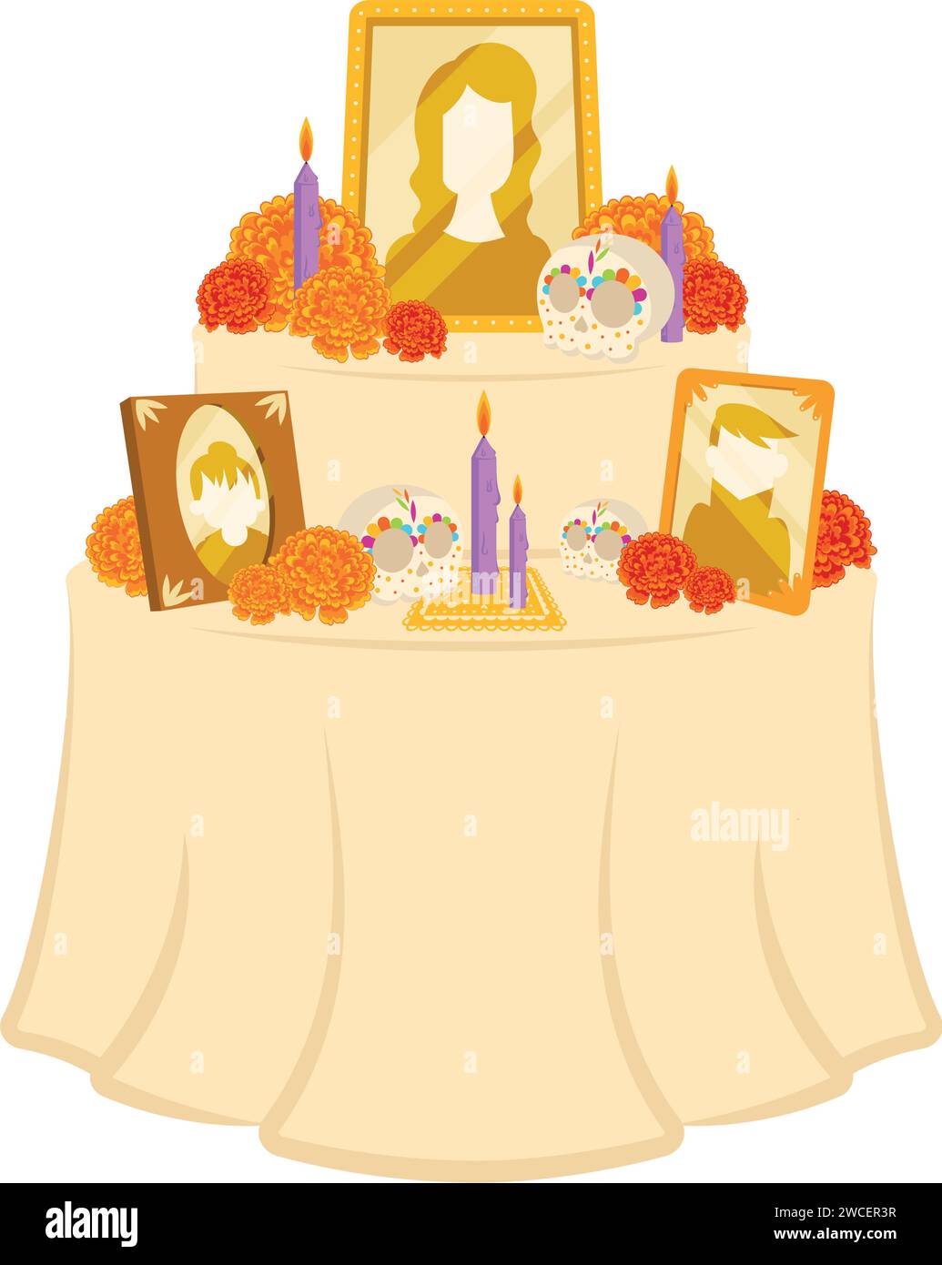 Day of the dead altar Vector Stock Vector Image & Art - Alamy