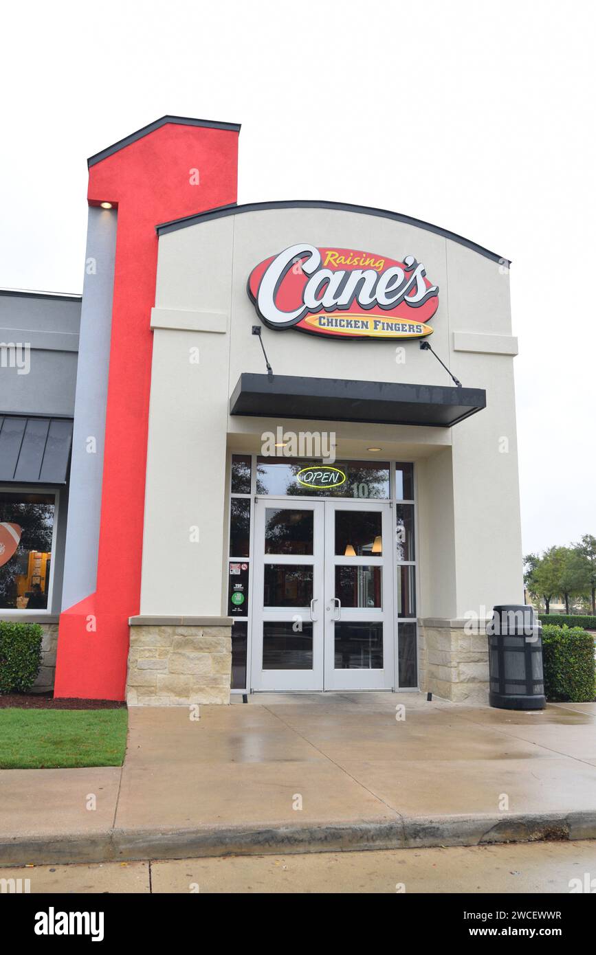 Cane's fast food restaurant on an overcast day in Texas August 2023 Stock Photo Alamy