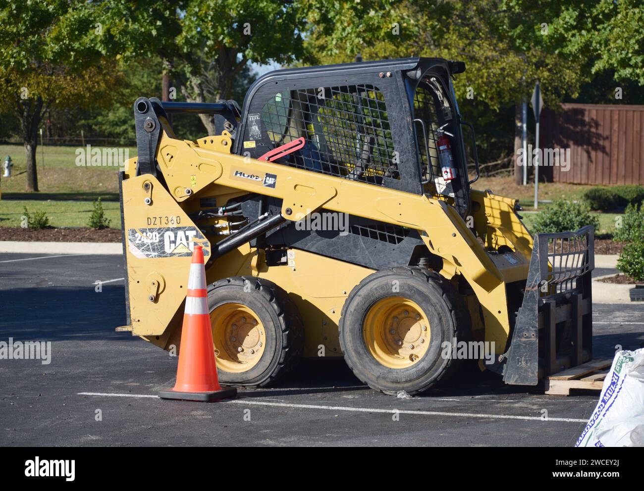 Parked Caterpillar Skid Steer Loader November 2023 Stock Photo Alamy