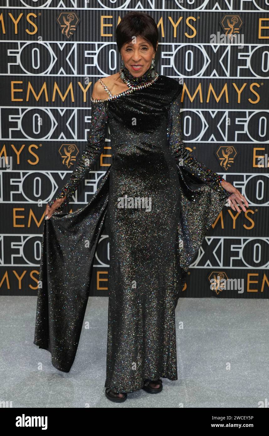 Marla Gibbs poses for a Red Carpet portrait at the 75th Emmy Awards on