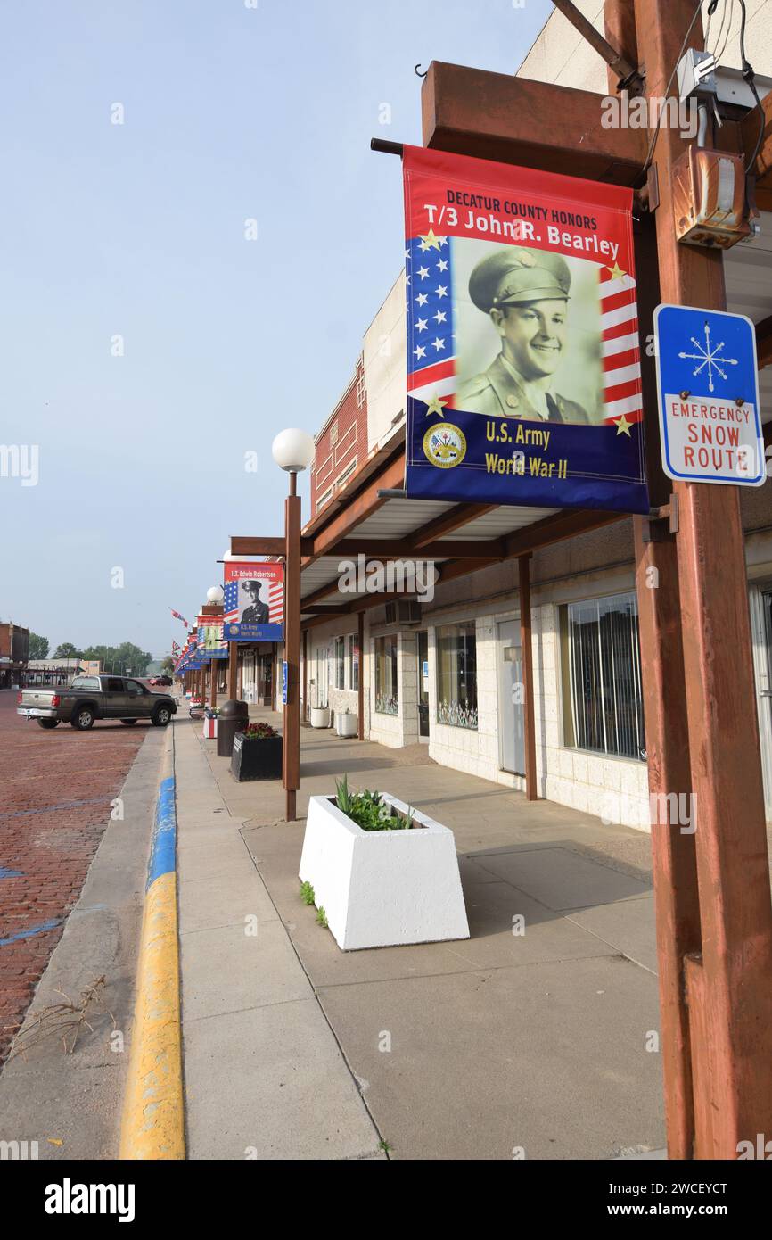 Downtown oberlin kansas hires stock photography and images Alamy