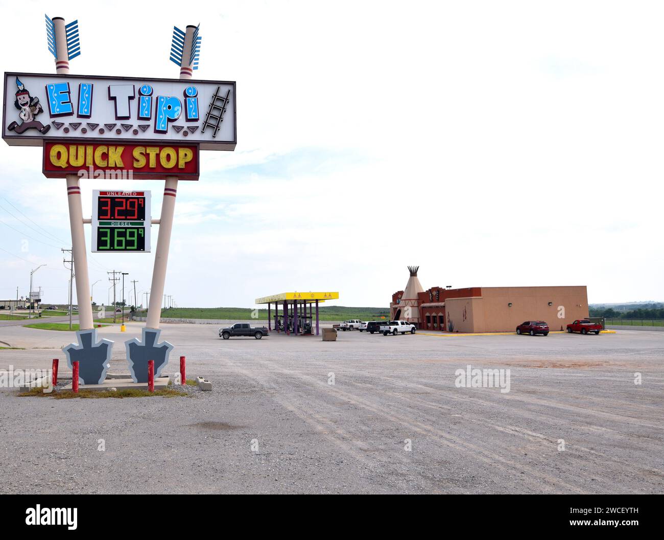 El Tipi Quick Stop gas station in Shattuck Oklahoma May 2023 Stock Photo Alamy