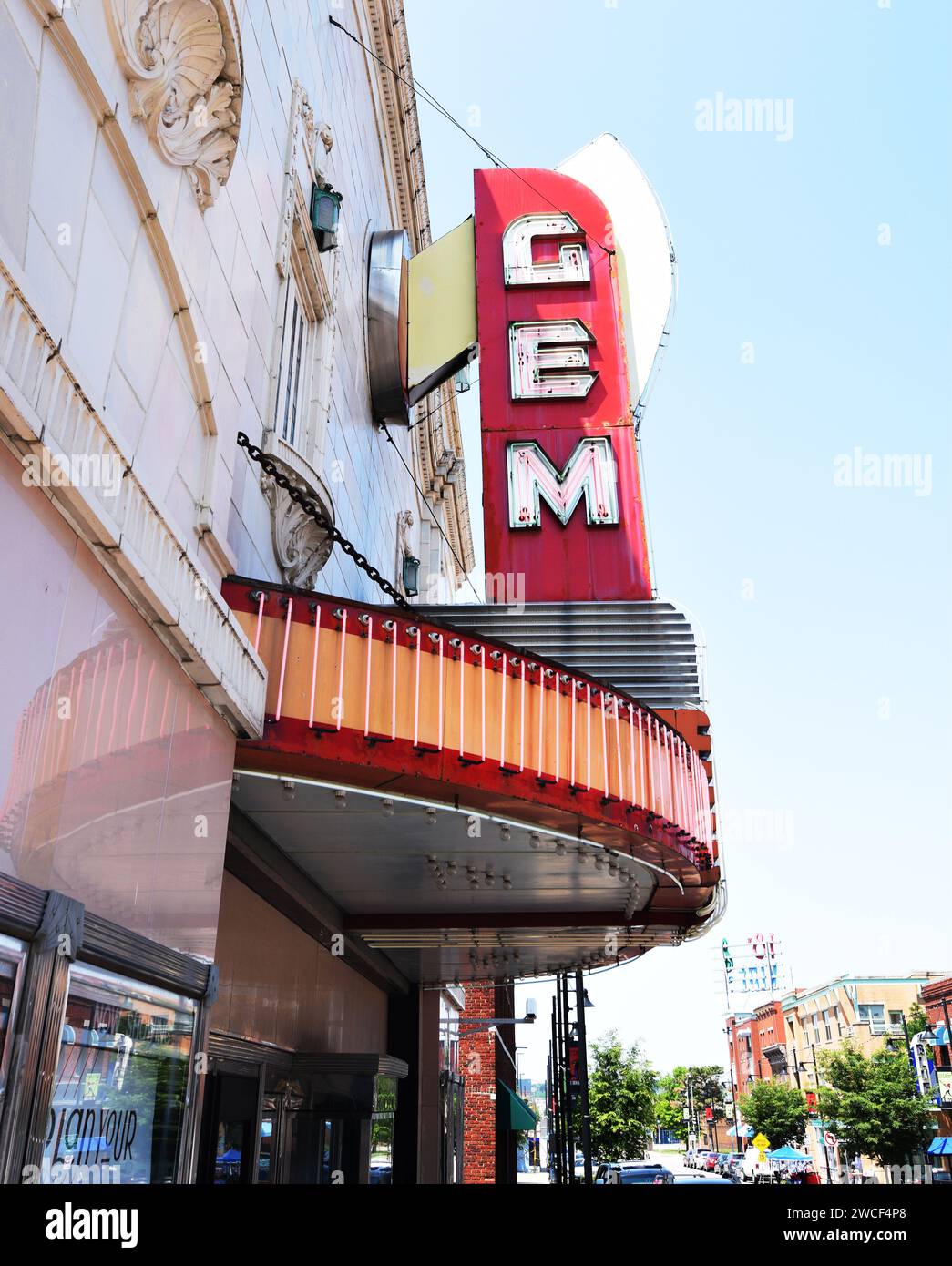 Gem Theater on 18th Street in Kansas City Missouri May 2023 Stock