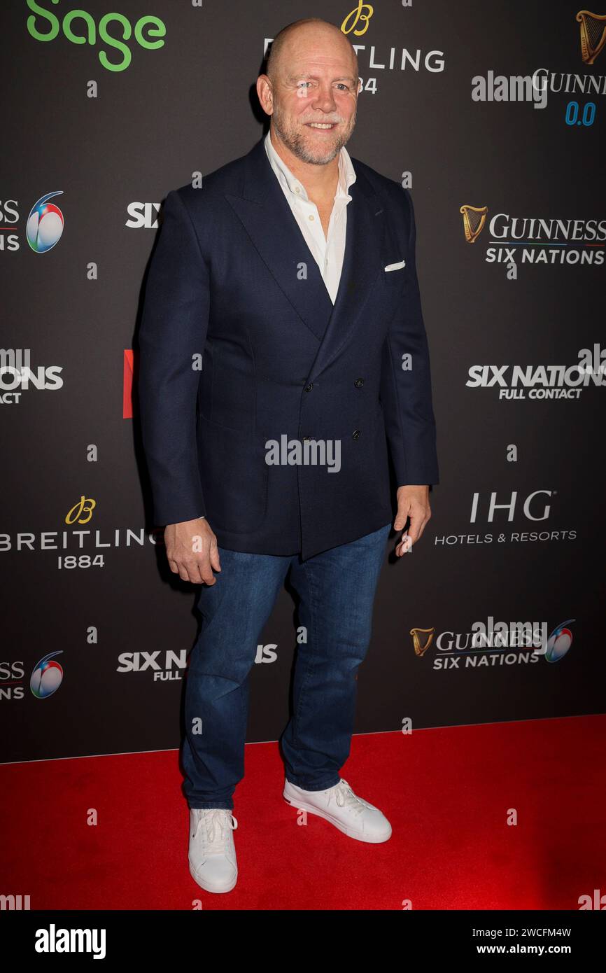 London, UK. 15th Jan, 2024. Mike Tindall attends the Six Nations: Full ...