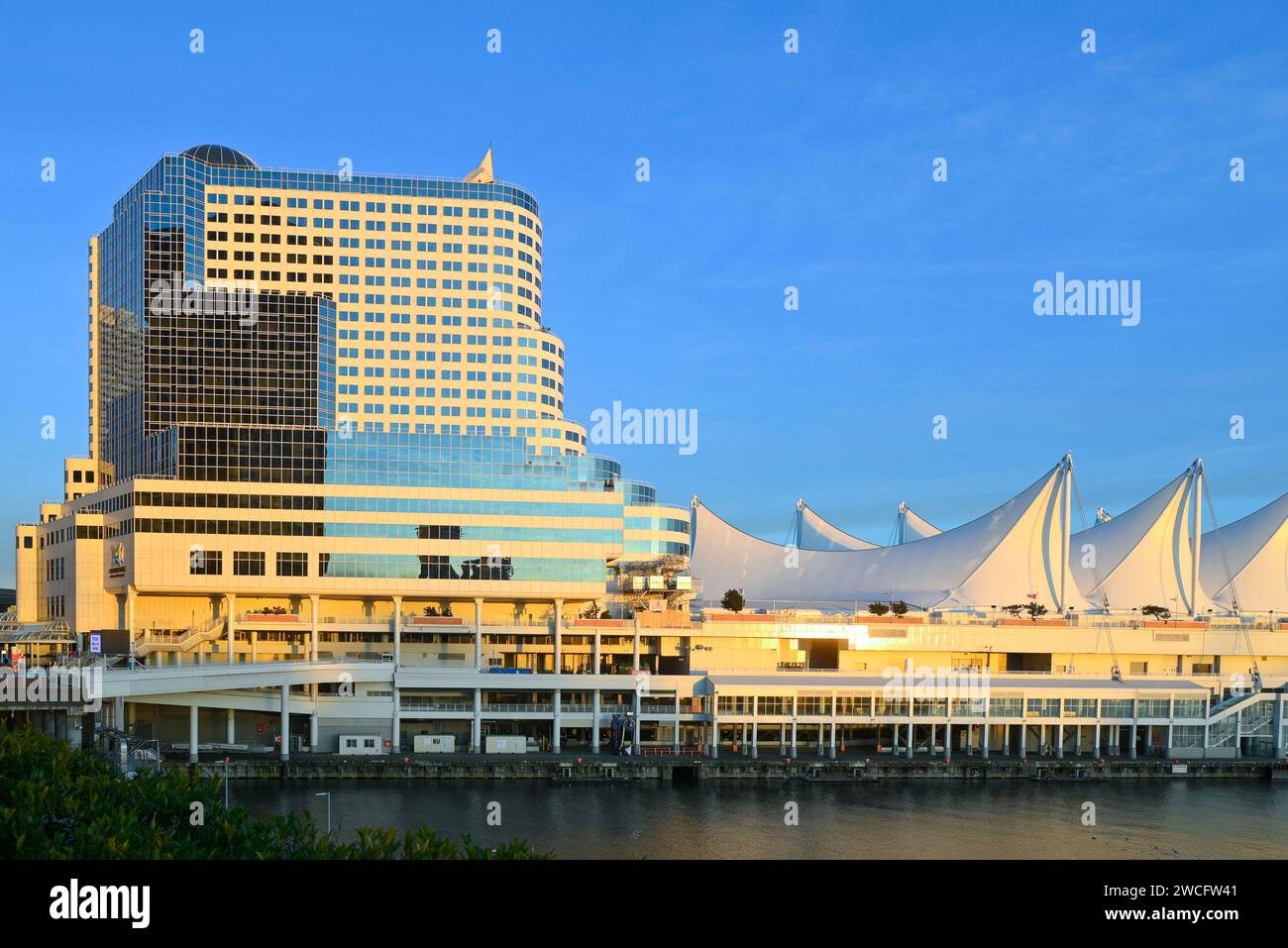 Pan Pacific Hotel, Canada Place, Vancouver, British Columbia, Canada Stock Photo