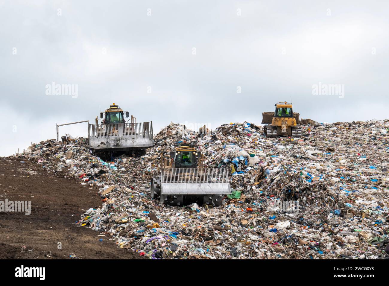 Inver Grove Heights, Minnesota; Pine Bend sanitary landfill. It is the