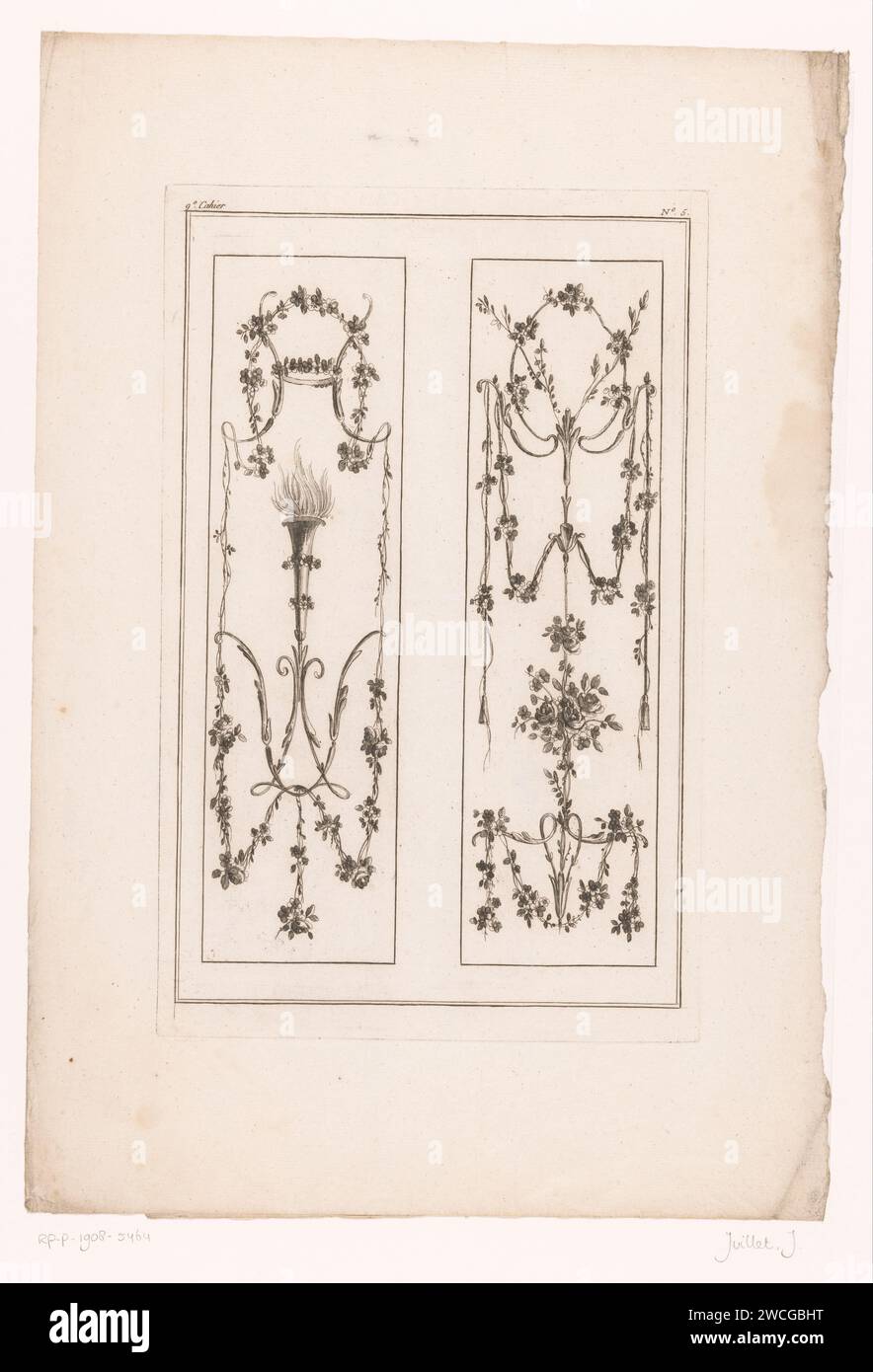 Panels with Fakkel, Jacques Juillet, After Pierre Ranson, 1777 - 1779 ...