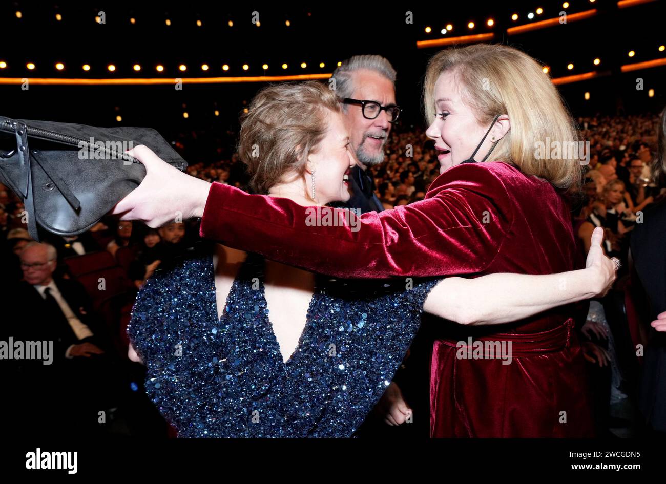 Christina Ruck Mireille Enos, from left, Alan Ruck, and Christina Applegate at the ...