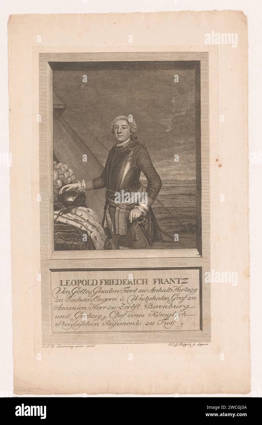 PortraT van Leopold III Friedrich Franz von AnhaltDessau, Johann