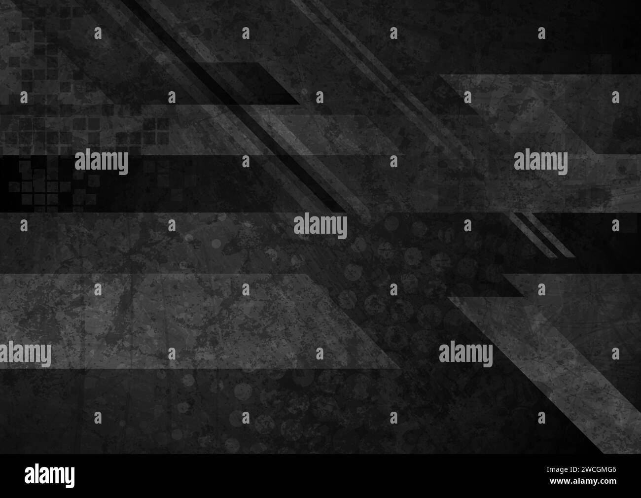 Black geometric stripes abstract tech grunge background. Vector minimal ...