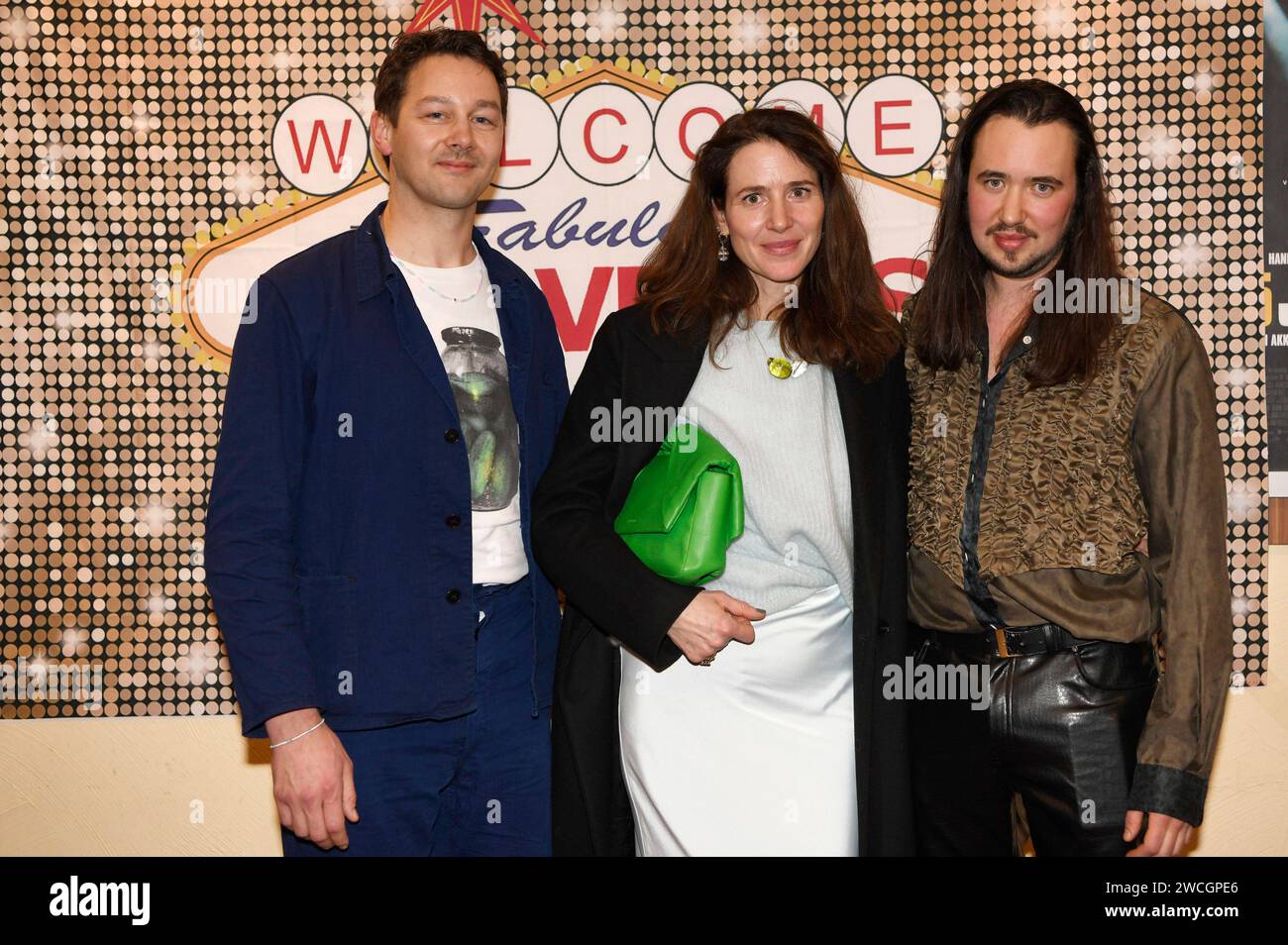 TimFabian Hoffmann, Julia Malik und Kolja Malik bei der Premiere des
