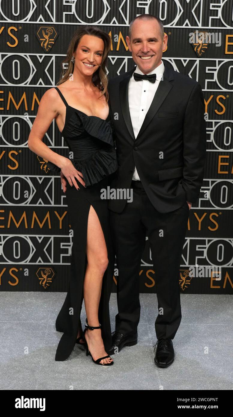 Michelle Van Wagenen and Matt Van Wagenen pose for a Red Carpet