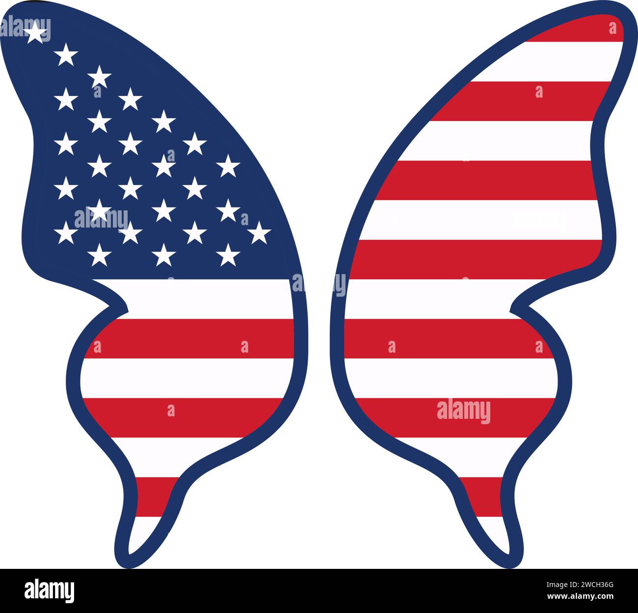 Butterfly icon logo design illustration Stock Vector