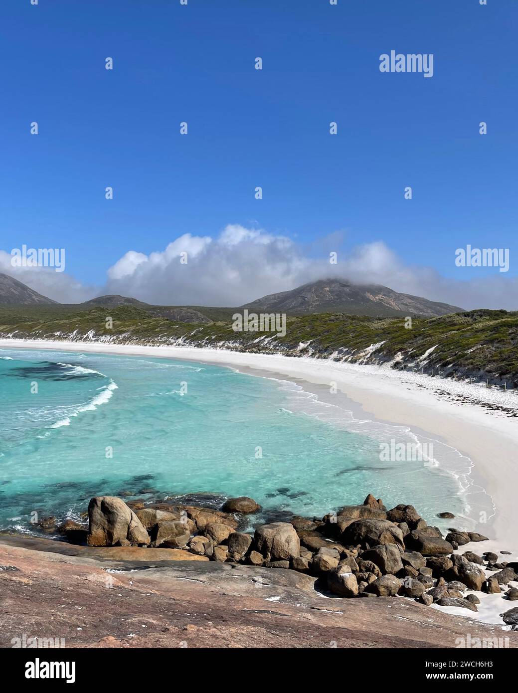 Beautiful Beach, Hellfire Bay, Esperance, Western Australia Stock Photo