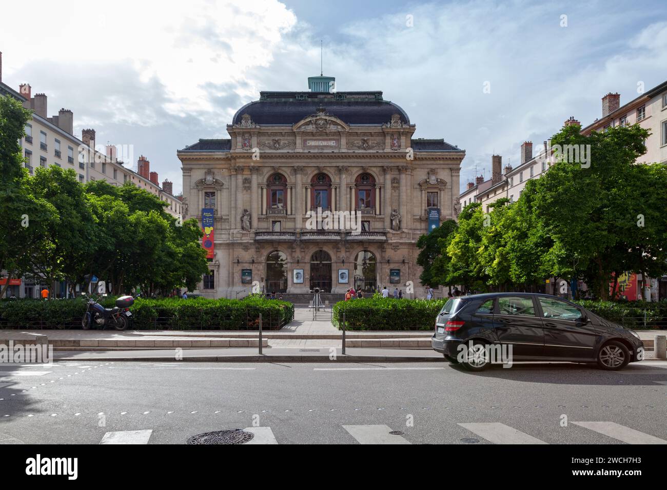 Lyon, France - June 10 2018: The Théâtre des Célestins is a theatre building on Place des Célestins designed by Gaspard André and inaugurated in 1877. Stock Photo