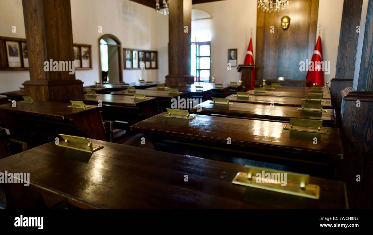 ERZURUM, TURKEY 07 23, 2023 After the Ottoman Empire collapsed