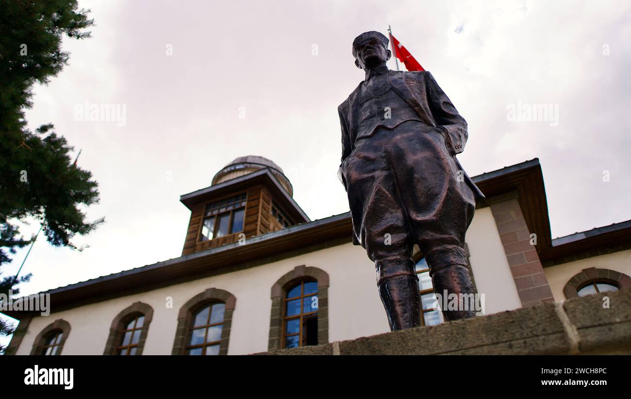 ERZURUM, TURKEY 07 23, 2023 After the Ottoman Empire collapsed