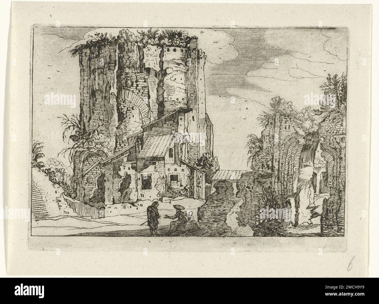 Two Ruins, Anonymous, After Willem van Nieulandt (II), 1594 - 1685 ...