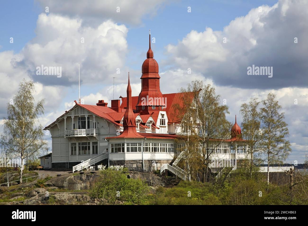 Luoto island in Helsinki. Finland Stock Photo