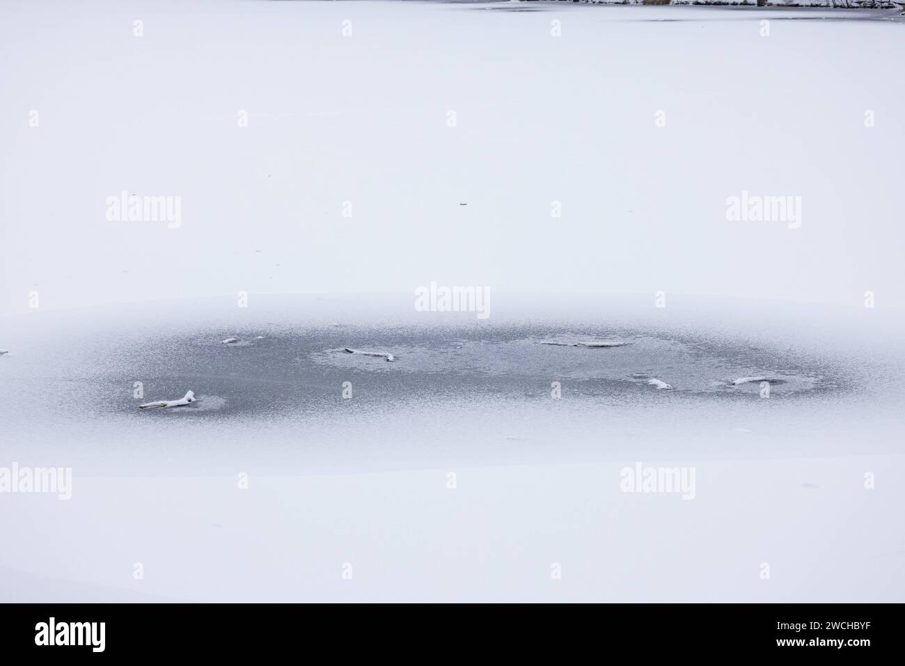  Winter in Berlin 2024 Berlin, Deutschland - 16. Januar 2024: Schnee 