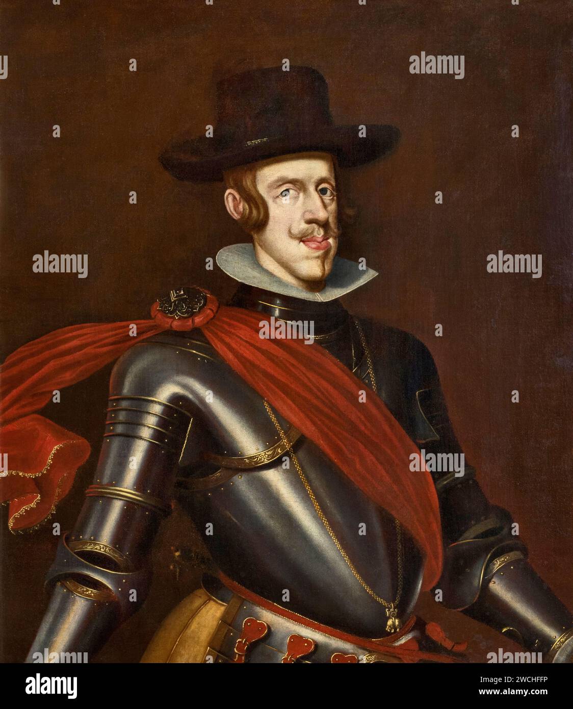 Re Filippo IV di Spagna   - olio su tela - Jose De Ribera   - XVII  secolo - Reggio Emilia, Galleria Luigi Parmeggiani Stock Photo