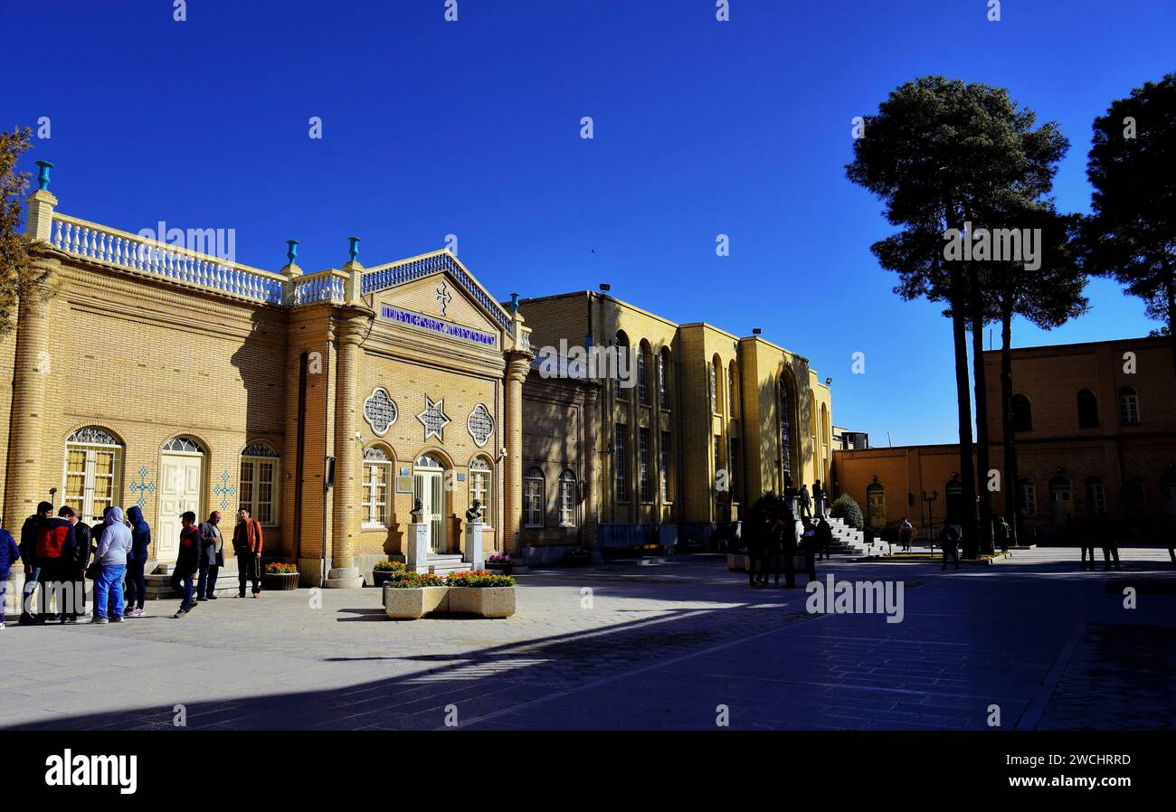 Exterior of the courtyard of the Vank Cathedral (1606), located in ...
